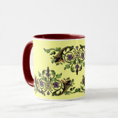 Cornucopia Antique Thanksgiving Art Café Mug (Devant gauche)