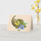 CORNUCOPIA BLANK - CARTE TOUTE OCCASION (Fleur jaune)