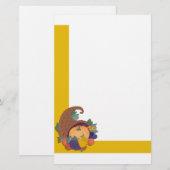 Cornucopia Corner Briefpapier (Voorkant / Achterkant)