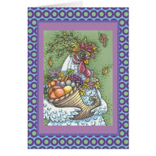 CORNUCOPIA HEN, GRÂCE À LA CARTE DE RECONNAISSANCE (Devant)