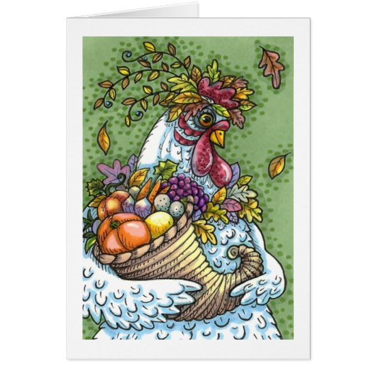 CORNUCOPIA HEN, GRÂCE À LA RÉCOLTE DE POULET Vide (Devant)