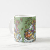 CORNUCOPIA HEN, GRÂCE AU POULET CLASSIQUE MUG (Devant gauche)