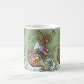 CORNUCOPIA HEN, GRÂCE AU POULET CLASSIQUE MUG (Centre)