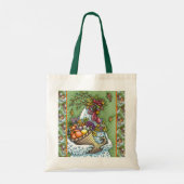 CORNUCOPIA HEN, THANKSGIVING CHICKEN HERFST HARVES TOTE BAG (Achterkant)