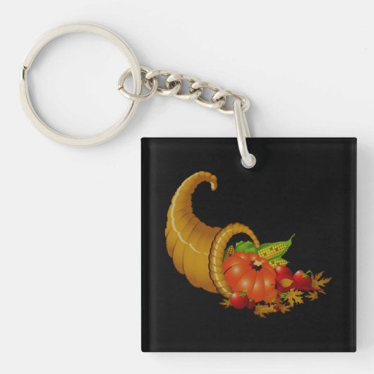 Cornucopia / Horn of Plenty Sleutelhanger (Voorkant)