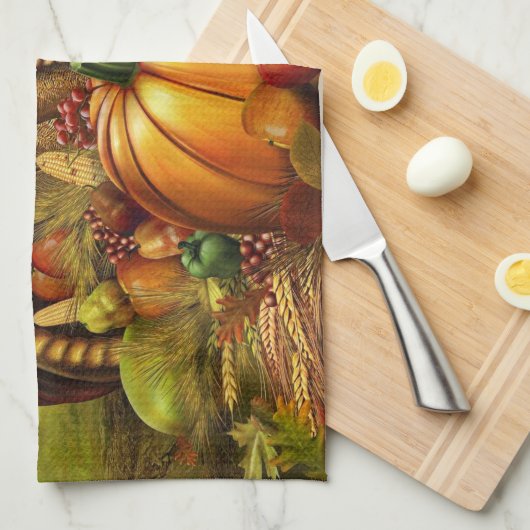 Cornucopia Kitchen Towel Theedoek (Quarter Fold)