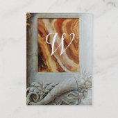 CORNUCOPIA MONOGRAM, felgeel goud Visitekaartje (Achterkant)