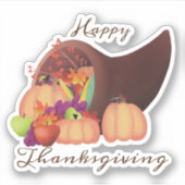 Cornucopia-sticker Sticker (Voorkant)