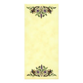 Cornucopia  Thanksgiving Rack Kaart Sjabloon (Achterkant)