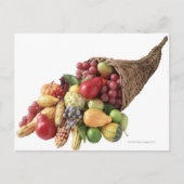 Cornucopia van groenten en fruit briefkaart (Voorkant)