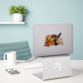 Cornucopie 2 sticker (Laptop op bureau)