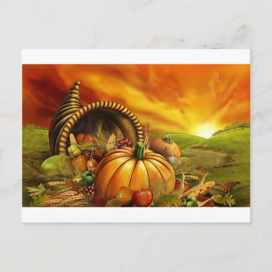 cornucopie briefkaart (Voorkant)