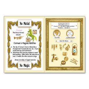 Cornum - Brass Horn Unicorn Trading Kaart