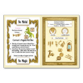 Cornum - Brass Horn Unicorn Trading Kaart (Achterkant)