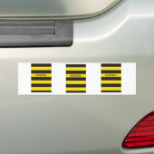 Cornwall Black en Gold Hoops Bumpersticker (Op auto)