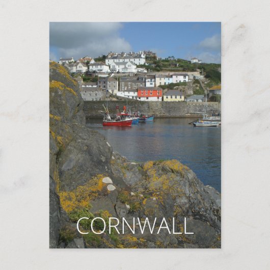 Cornwall Briefkaart (Voorkant)