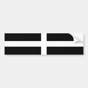 Cornwall - Cornish Flag / St. Piran Bumpersticker