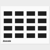 Cornwall - Cornwall Vlag / St. Piran's Rechthoekige Sticker (Vel)