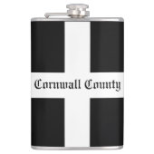Cornwall County Flag Heupfles (Voorkant)
