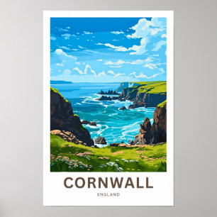 Cornwall England Reisprint Poster