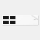Cornwall Flag Bumpersticker (Voorkant)