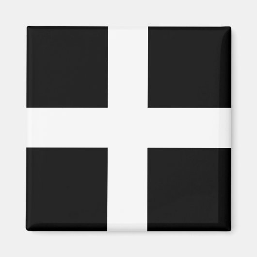 Cornwall Flag Magneet (Voorkant)