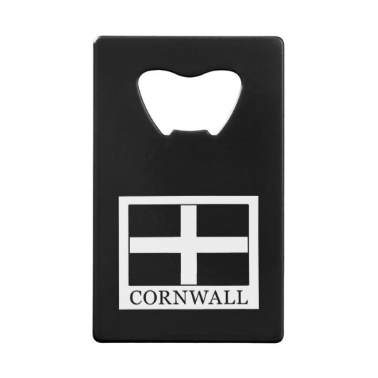 Cornwall Kredietkaart Flessenopener (Voorkant)