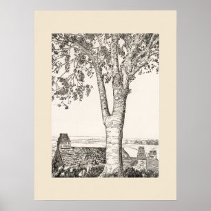 Cornwall Landschapsprint, Eleanor Hughes Herdruk Poster
