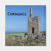 Cornwall Mine Engine House Magnet Magneet (Voorkant)