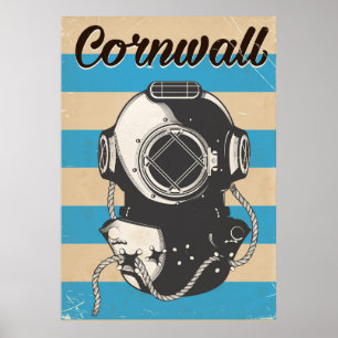 Cornwall Nautical Reisposter Poster