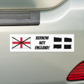 Cornwall not England bumper sticker (En voiture)