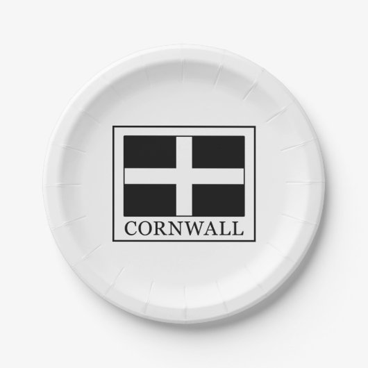 Cornwall Papieren Bordje (Voorkant)