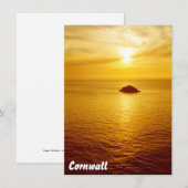 Cornwall sunset Kaart (Voorkant / Achterkant)