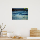 Cornwall surfen poster (Keuken)