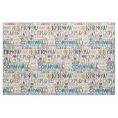 Cornwall typografie stof (Fat Quarter)