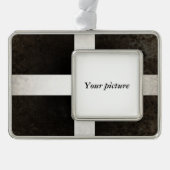 Cornwall Verzilverd Kader Ornament (Voorkant)