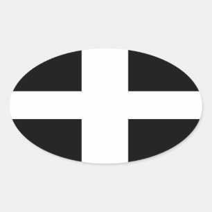 Cornwall vlag..jpg ovale sticker