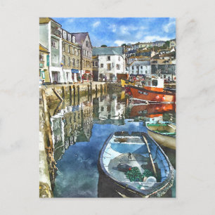 Cornwall Waterverf-Style Briefkaart