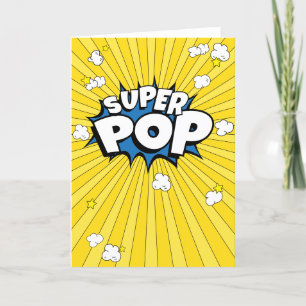 Corny, SUPER POP! Popcorn Pun Blank Kaart
