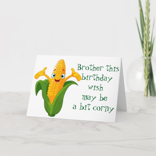 ***CORNY** wenst *** wensen voor ****BIRTHDAY VAN Kaart (Voorkant)