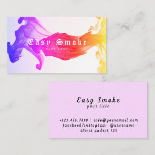 Corolful Smoke Vape Shop Carte de visite