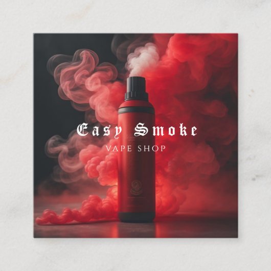 Corolful Smoke Vape Shop Carte de visite (Devant)