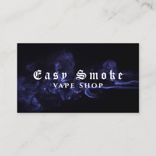 Corolful Smoke Vape Shop Carte de visite (Devant)