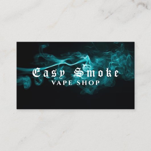 Corolful Smoke Vape Shop Carte de visite (Devant)