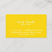 Corolful Smoke Vape Shop Carte de visite (Dos)