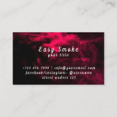Corolful Smoke Vape Shop Carte de visite (Dos)