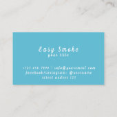 Corolful Smoke Vape Shop Carte de visite (Dos)