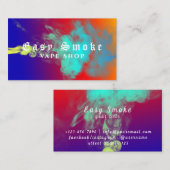 Corolful Smoke Vape Shop Carte de visite (Devant / Derrière)