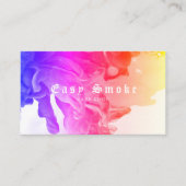 Corolful Smoke Vape Shop Carte de visite (Devant)