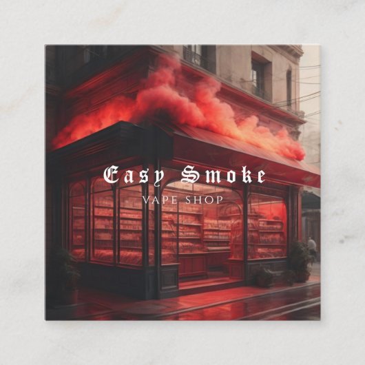 Corolful Smoke Vape Shop Carte de visite (Devant)